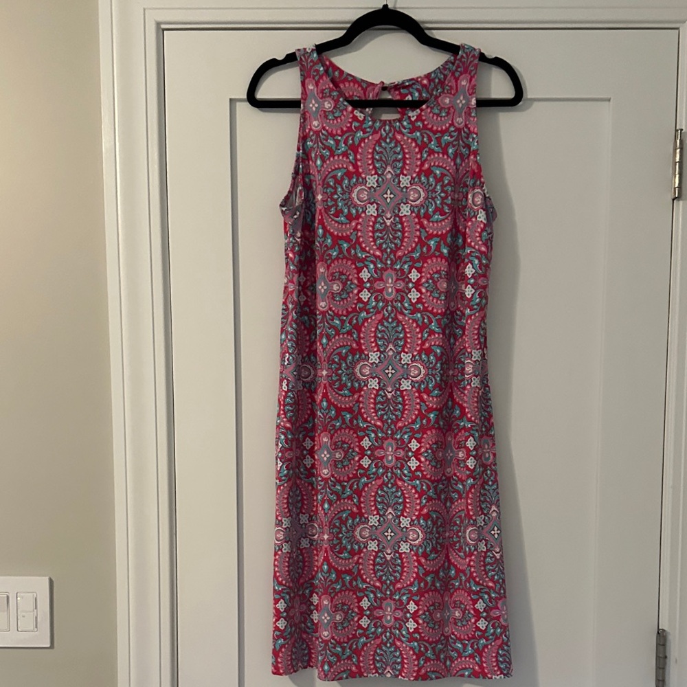 Talbots Vibrant Paisley Midi Dress